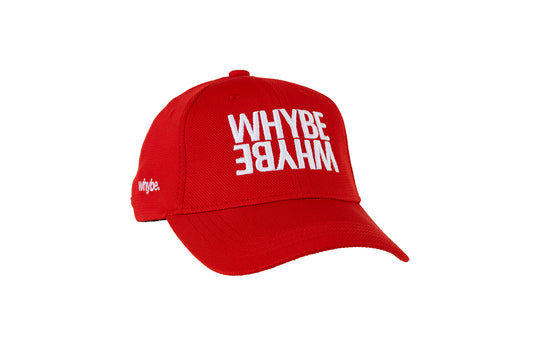 Whybe Mirror Logo Dotted Texture Cap